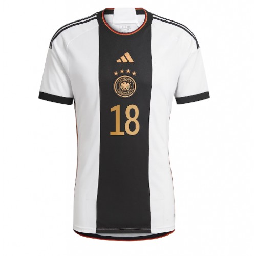 Tyskland Jonas Hofmann #18 Hjemmedrakt VM 2022 Kortermet Tyskland Jonas Hofmann #18 Hjemmedrakt VM 2022 Kortermet